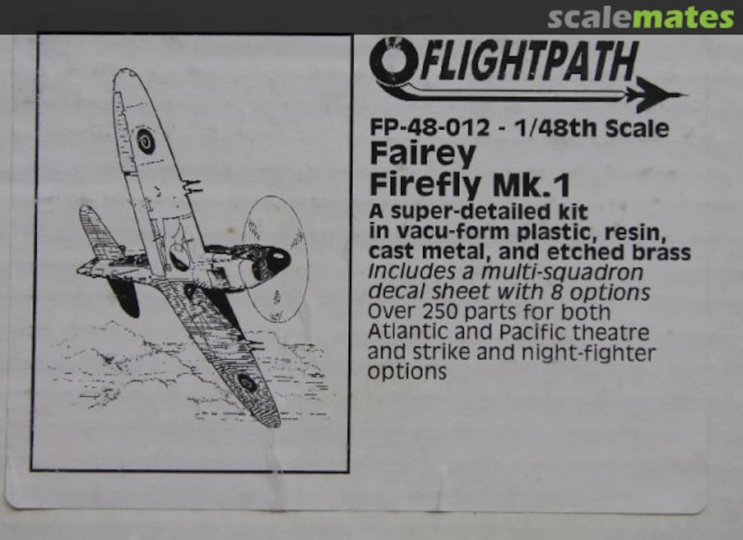 Boxart Fairey Firefly Mk.I FP-48-012 Flightpath Boxart Fairey Firefly Mk.I FP-48-012 Flightpath