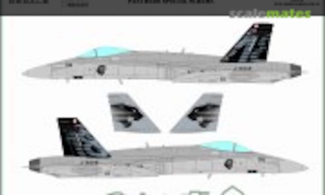 1:72 F/A-18 Switzerland Panthers Special Scheme - Masks And Decals Set (ModelMaker MD72207) MD72207