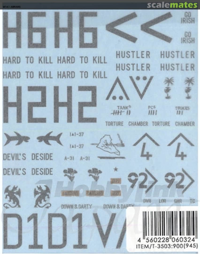 Boxart M1A1 Abrams 'Operation Desert Storm' T-3503 MYK Design Boxart M1A1 Abrams 'Operation Desert Storm' T-3503 MYK Design