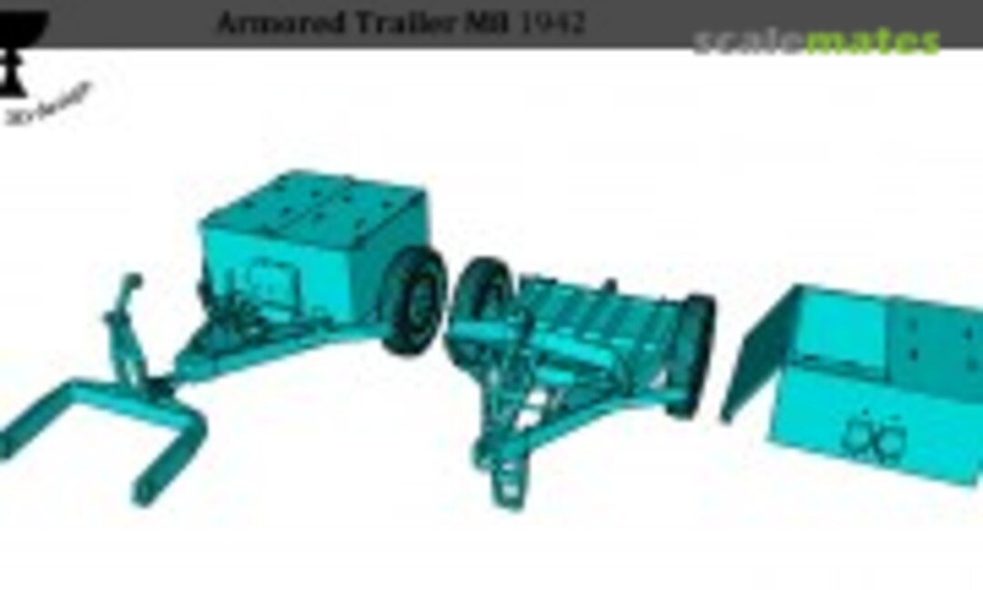 1:35 M8 Armored Trailer (Chalice 3D Design CD011) CD011