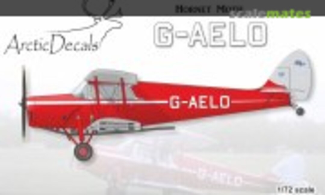 1:72 DH.87B Hornet Moth G-AELO (Arctic Decals ARC72-096C) ARC72-096C