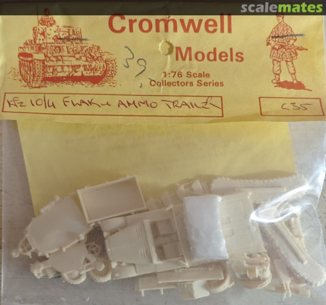 Boxart KFZ 10/4 Flak and Ammo Trailer G35 Cromwell Models