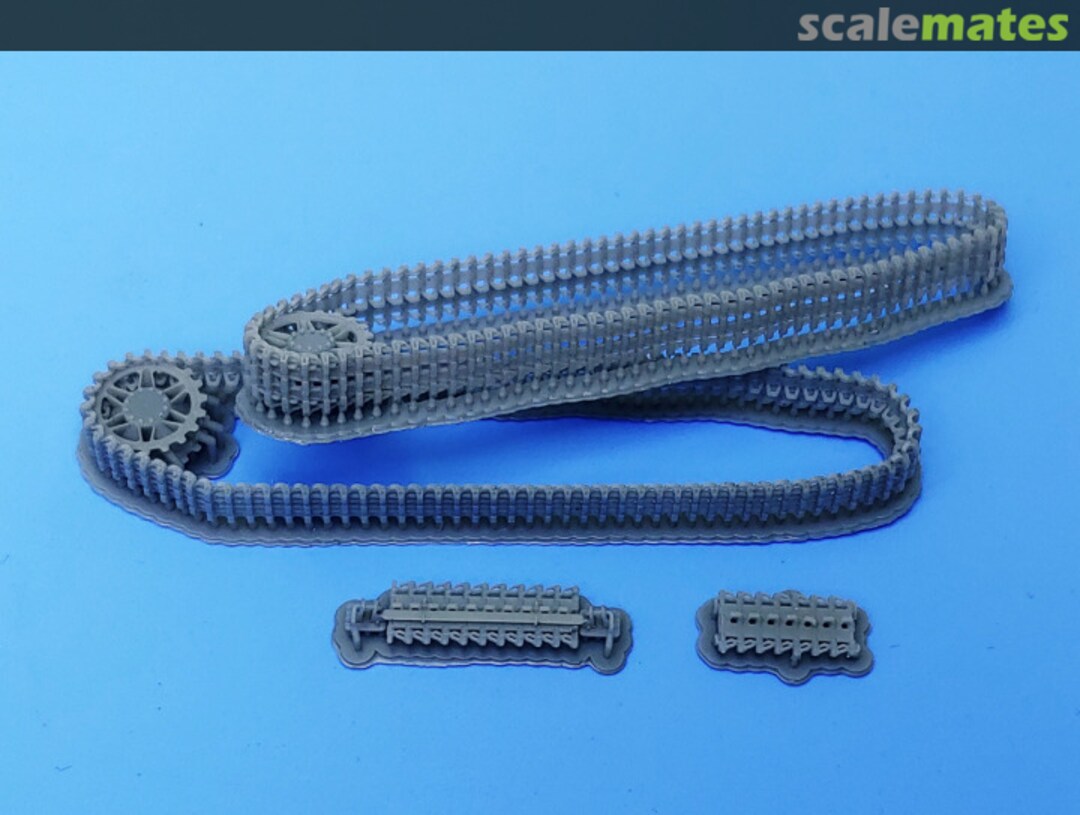 Boxart Panzer IV Ausf.H Early Tracks and Sprockets with spare tracks DE72016 Fat Frog Scale Models