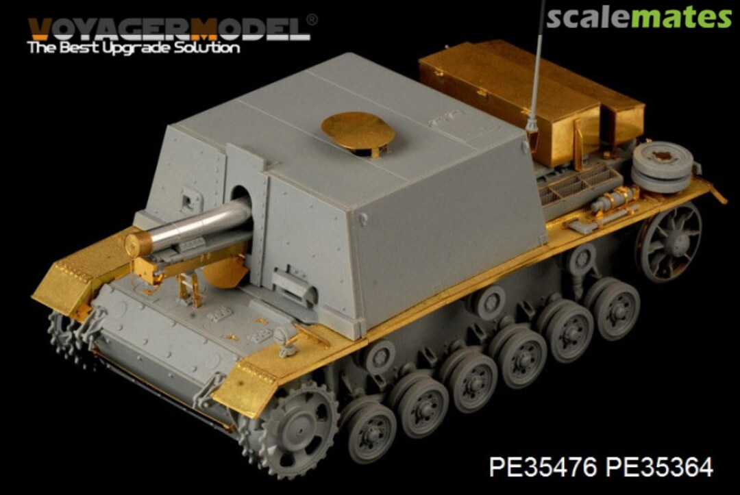 Boxart s.IG.33 auf Fgst.Pz.Kpfw.III (Sfl.) Basic Set PE35476 Voyager Model Boxart s.IG.33 auf Fgst.Pz.Kpfw.III (Sfl.) Basic Set PE35476 Voyager Model