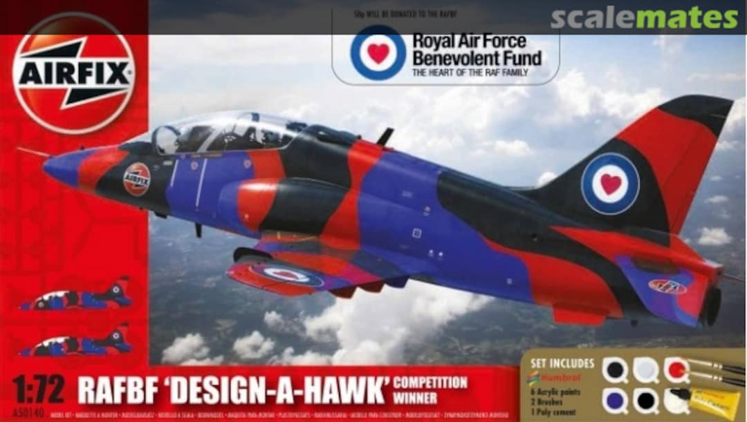 Boxart RAFBF 'Design-A-Hawk' Competition Winner A50140 Airfix Boxart RAFBF 'Design-A-Hawk' Competition Winner A50140 Airfix