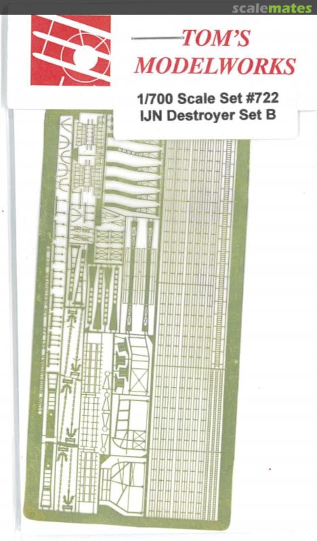Boxart IJN Destroyer Set B 722 Tom's Modelworks Boxart IJN Destroyer Set B 722 Tom's Modelworks