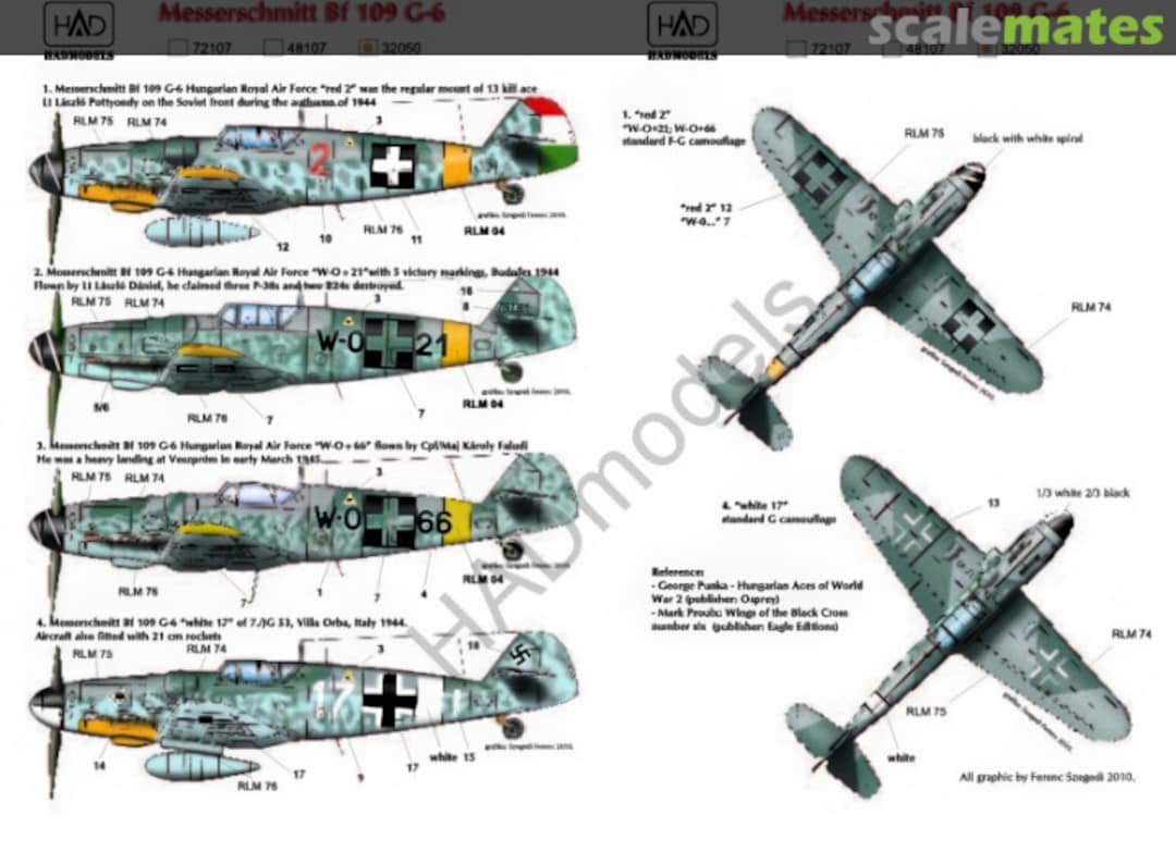Boxart Messerschmitt BF 109 G-6 32050 HADmodels Boxart Messerschmitt BF 109 G-6 32050 HADmodels