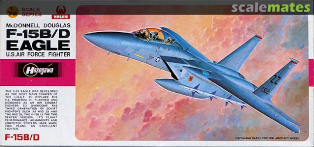 Boxart McDonnell Douglas F-15B/D Eagle E19 Hasegawa/Hales Boxart McDonnell Douglas F-15B/D Eagle E19 Hasegawa/Hales