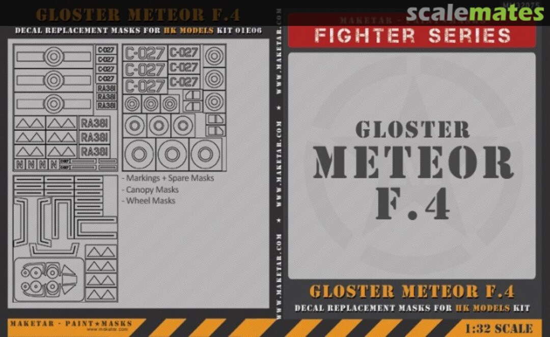 Boxart Gloster Meteor F4 MM32075K Maketar Boxart Gloster Meteor F4 MM32075K Maketar