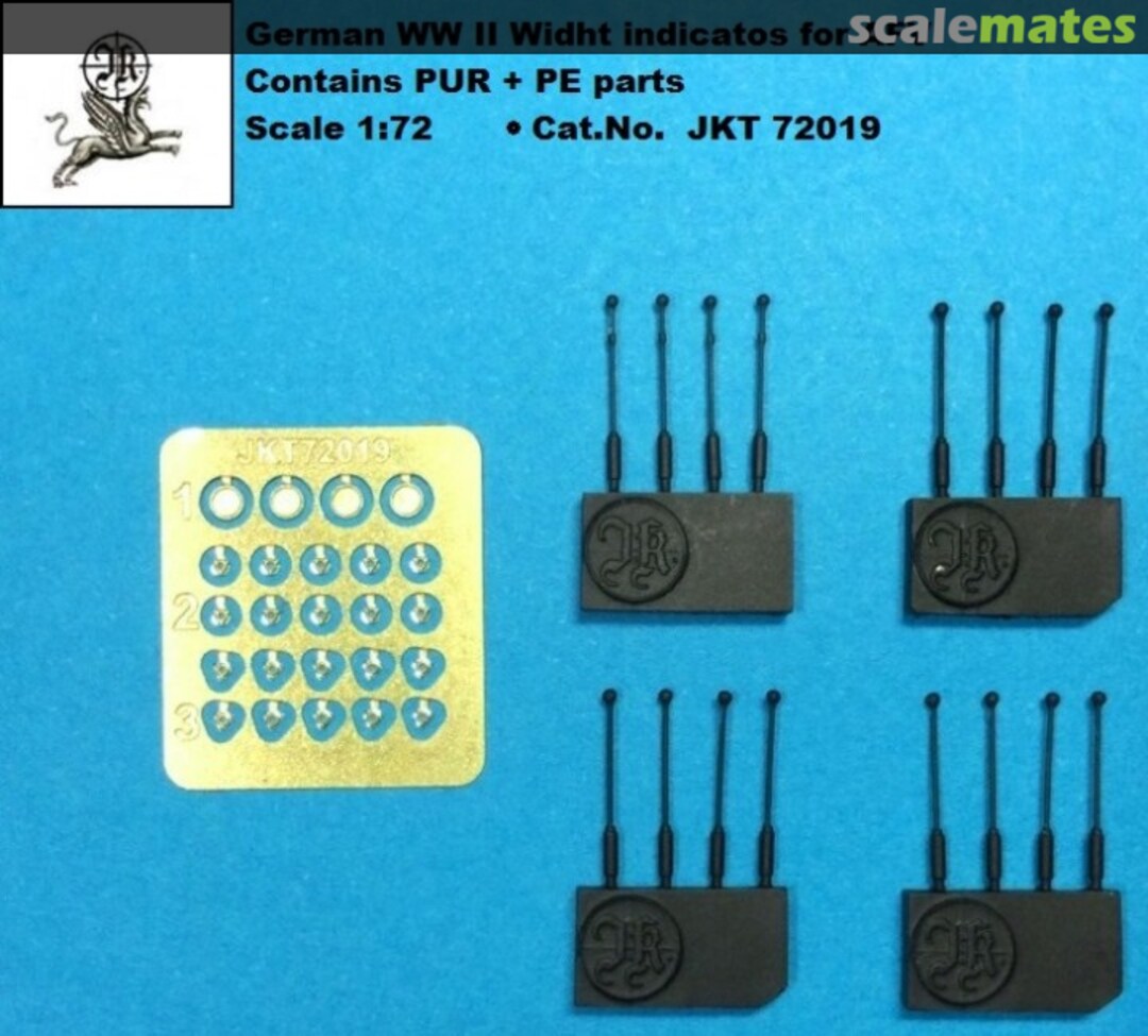 Boxart German WWII Width indicator bars JKT 72019 J.K. Resin Boxart German WWII Width indicator bars JKT 72019 J.K. Resin
