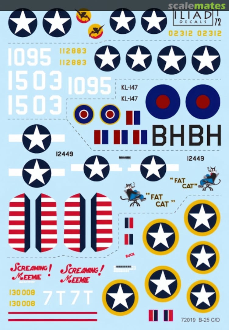 Boxart North American B-25B, C & D 72019 Iliad Design Boxart North American B-25B, C & D 72019 Iliad Design