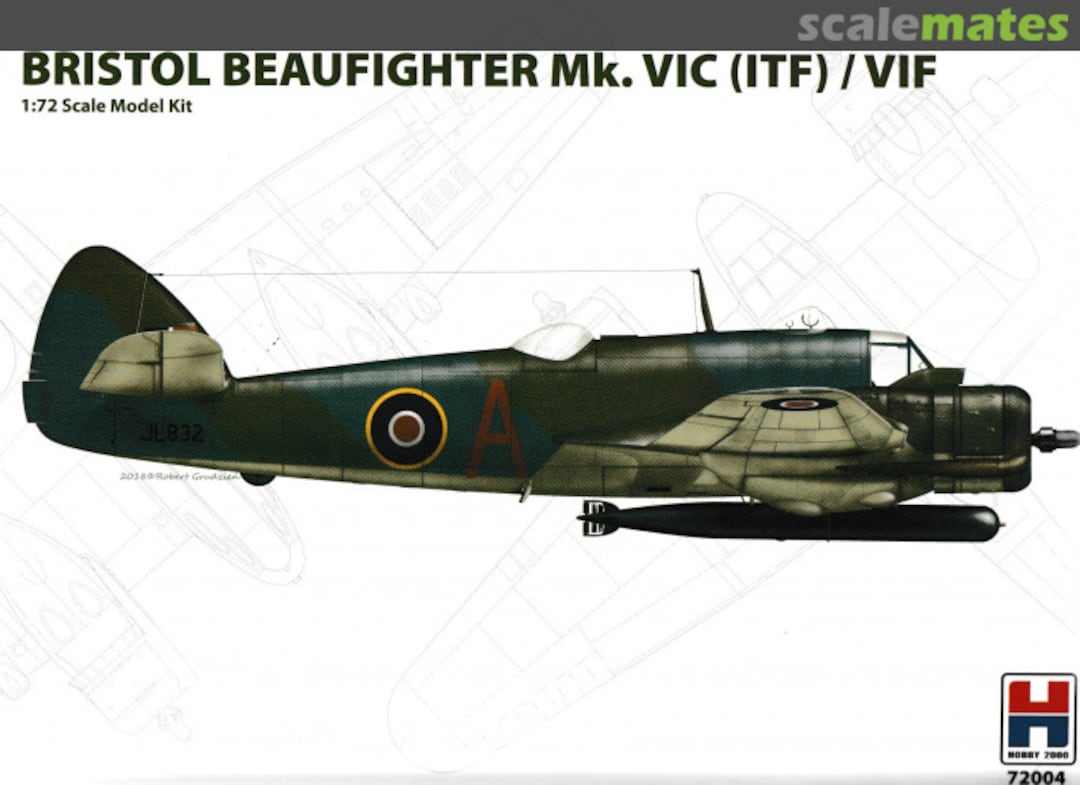 Boxart Bristol Beaufighter Mk. VIC (ITF) / VIF 72004 Hobby 2000 Boxart Bristol Beaufighter Mk. VIC (ITF) / VIF 72004 Hobby 2000
