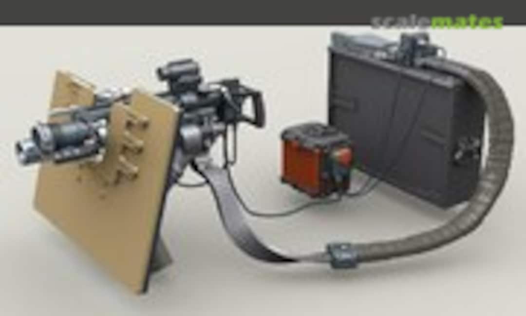 M134D Minigun on SAG Shield Mount + 4000 Ammo Box (Legend Productions LF3D069)