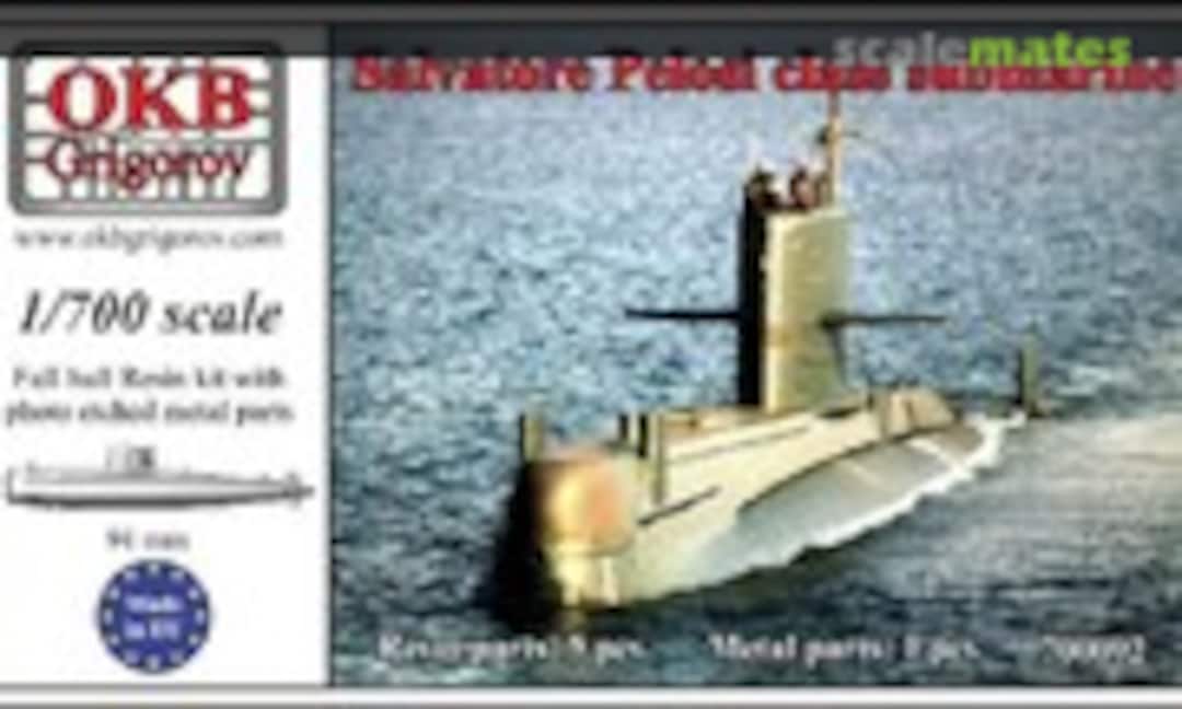 1:700 Nazario Sauro class submarine (Batches III) - Salvatore Pelosi (OKB Grigorov 700092) 700092