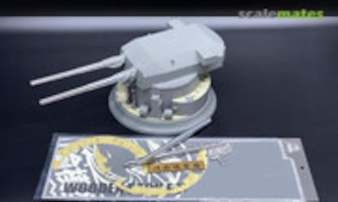 1:72 Metal Barrels and deck for Bismarck Turret (ChuanYu Model Ship CYD025) CYD025