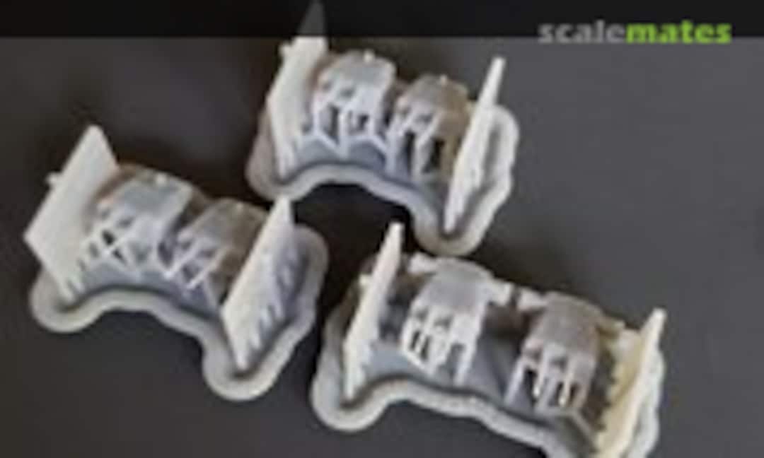 618-Bismarck 15cm Turrets