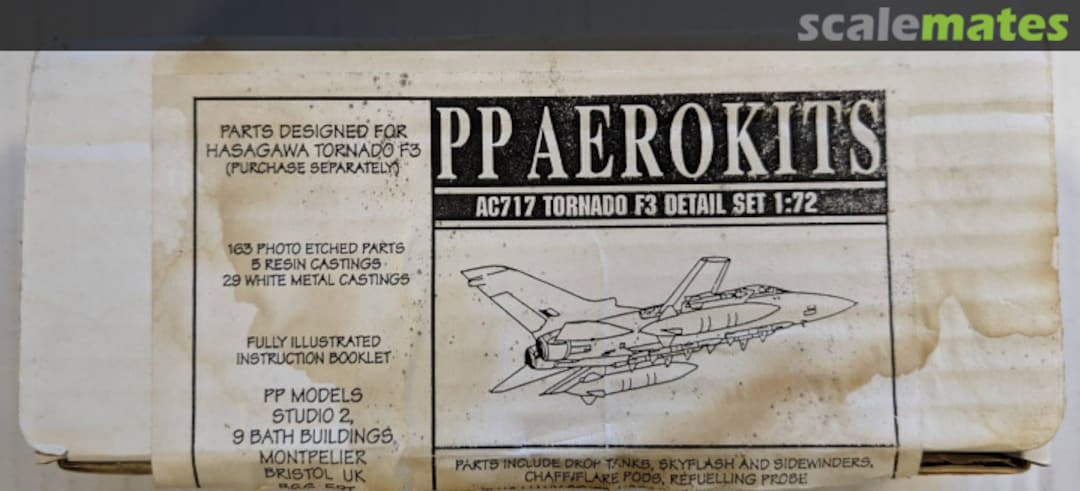 Boxart Tornado F.3 - Detail Set AC717 PP Aerokits Boxart Tornado F.3 - Detail Set AC717 PP Aerokits