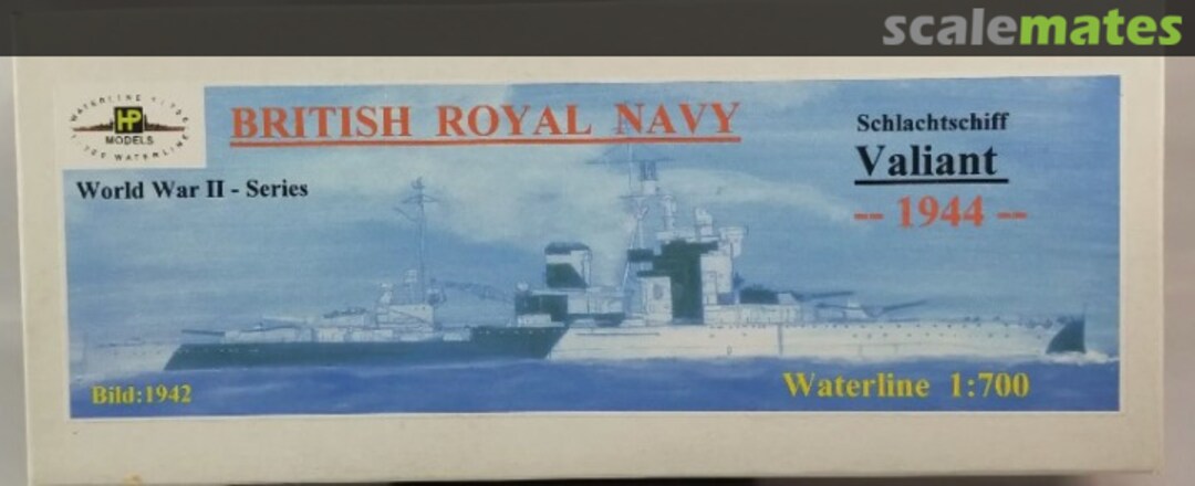 Boxart Schlachtschiff "Valiant" WW II-WL-GB-002 HP-Models