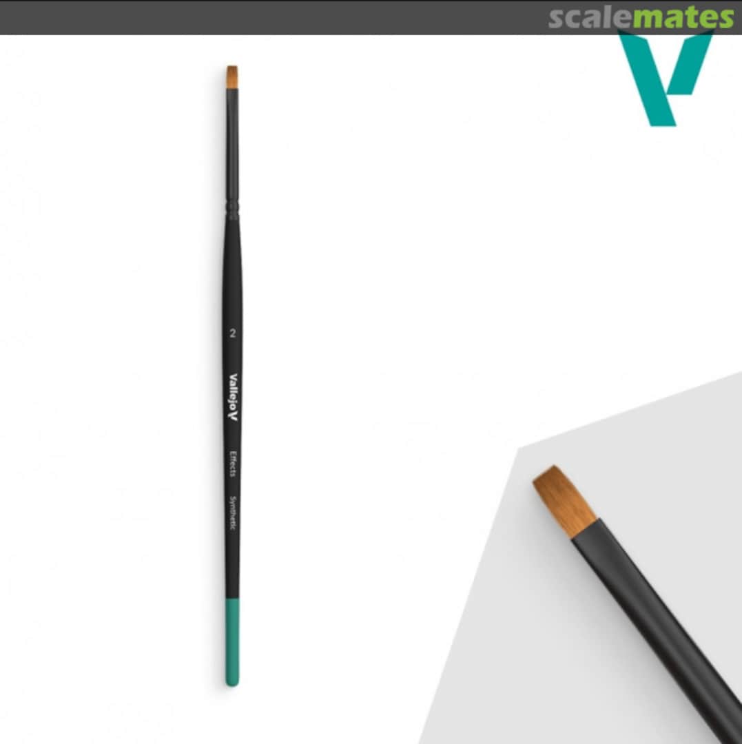 Boxart Flat Effects Synthetic Brush 2 B04002 Vallejo Boxart Flat Effects Synthetic Brush 2 B04002 Vallejo