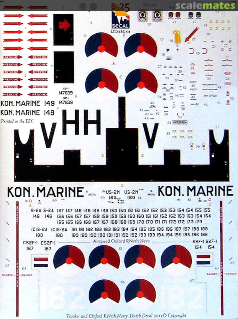 Boxart Grumman S2F Tracker & Airspeed Oxford DD48044 Dutch Decal Boxart Grumman S2F Tracker & Airspeed Oxford DD48044 Dutch Decal