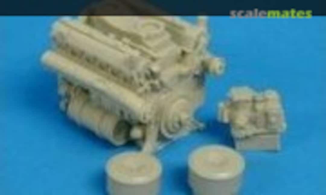 1:35 Tiger I and Tiger II Engine with air cleaners (Tank Workshop TWS1034) TWS1034