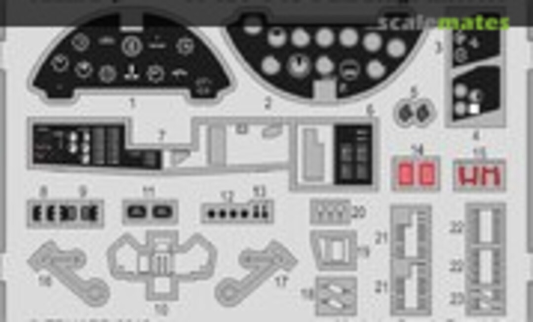 1:32 F4U-1 Birdcage interior S. A. (Eduard 33126) 33126