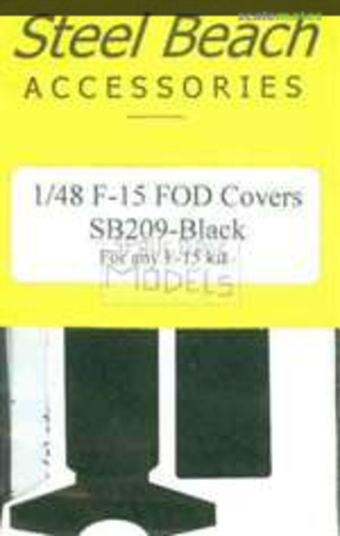 Boxart F-15 Eagle Black FOD Covers 49009 Steel Beach Boxart F-15 Eagle Black FOD Covers 49009 Steel Beach