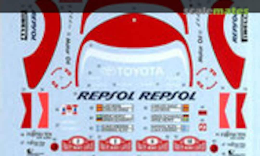 1:24 Toyota ST185 Celica Monte Carlo 1992 (Studio27 ST27-DC1044) ST27-DC1044