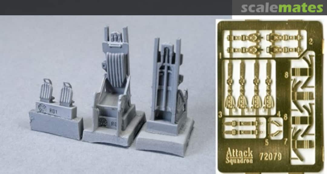 Boxart TS-11 Iskra Ejection seat (2pcs.) - Arma Hobby - 72079 Attack Squadron Boxart TS-11 Iskra Ejection seat (2pcs.) - Arma Hobby - 72079 Attack Squadron