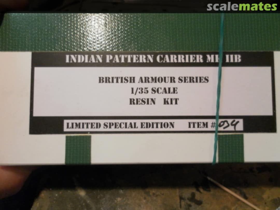 Boxart Indian Pattern Carrier Mk.II B 034 IMAI Boxart Indian Pattern Carrier Mk.II B 034 IMAI