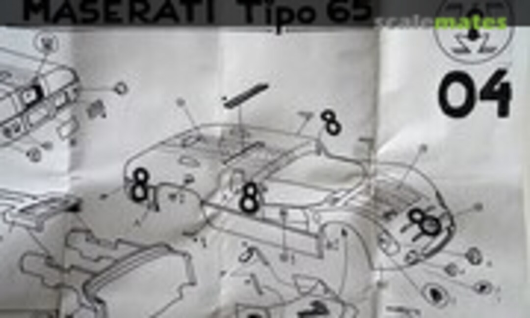 1:43 Maserati Tipo 65 (Andre Marie Ruf 4) 4