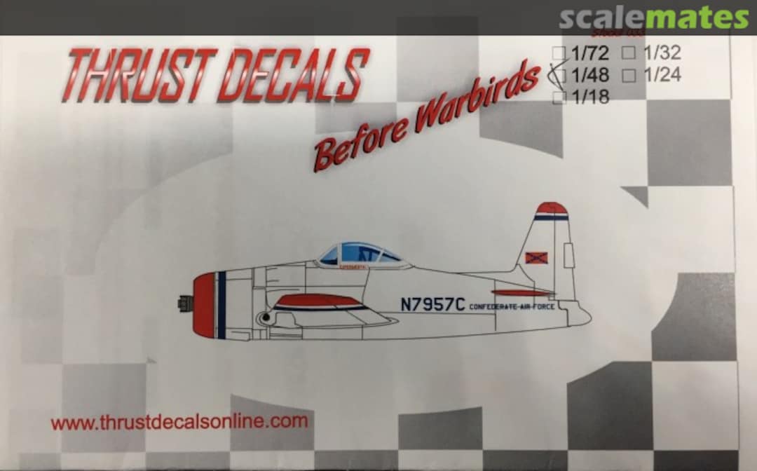 Boxart Before Warbirds: F8F Bearcat Stock#33 Thrust Decals Boxart Before Warbirds: F8F Bearcat Stock#33 Thrust Decals