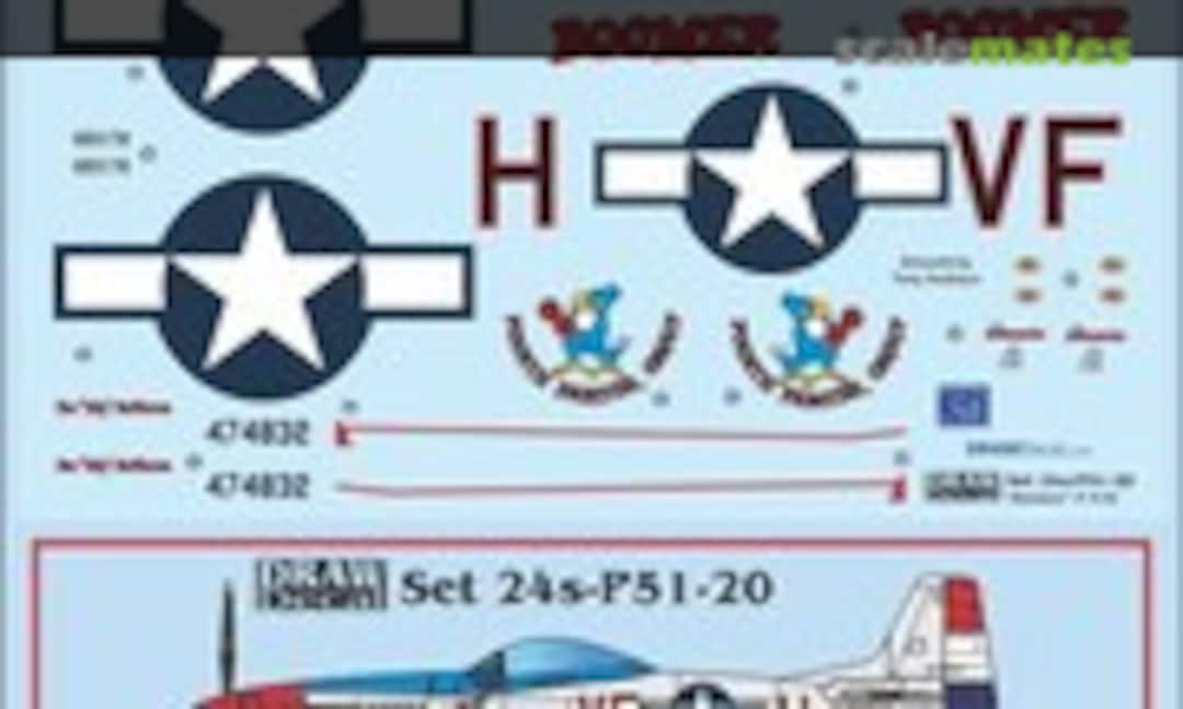 1:24 P-51D "Boomer" (Draw Decal 24-P51-20) 24-P51-20