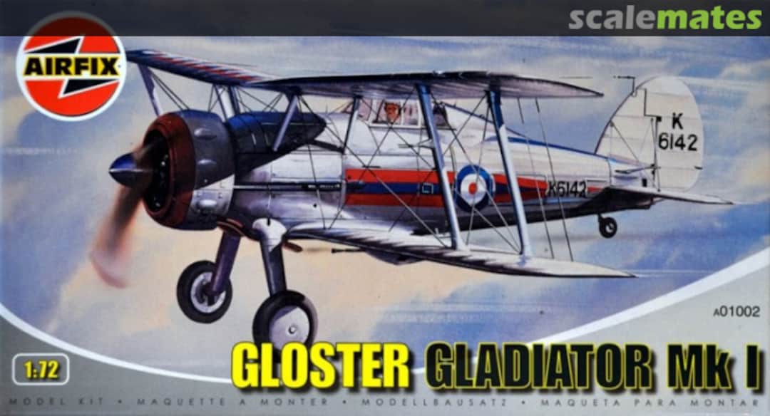 Boxart Gloster Gladiator Mk I A01002 Airfix Boxart Gloster Gladiator Mk I A01002 Airfix