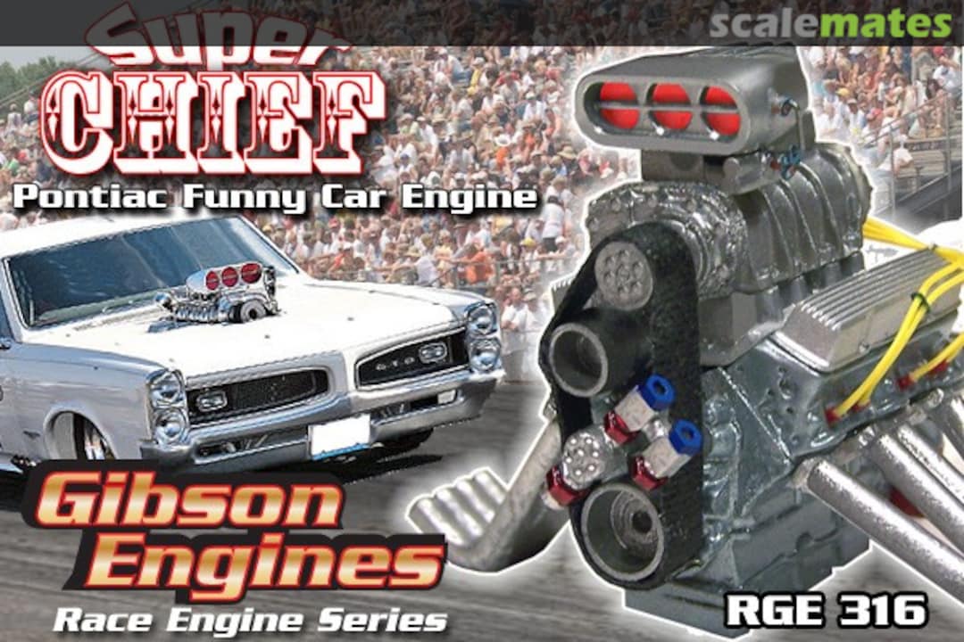 Boxart Super Chief Pontiac Funny Car Engine RGE316 Ross Gibson Engines Boxart Super Chief Pontiac Funny Car Engine RGE316 Ross Gibson Engines