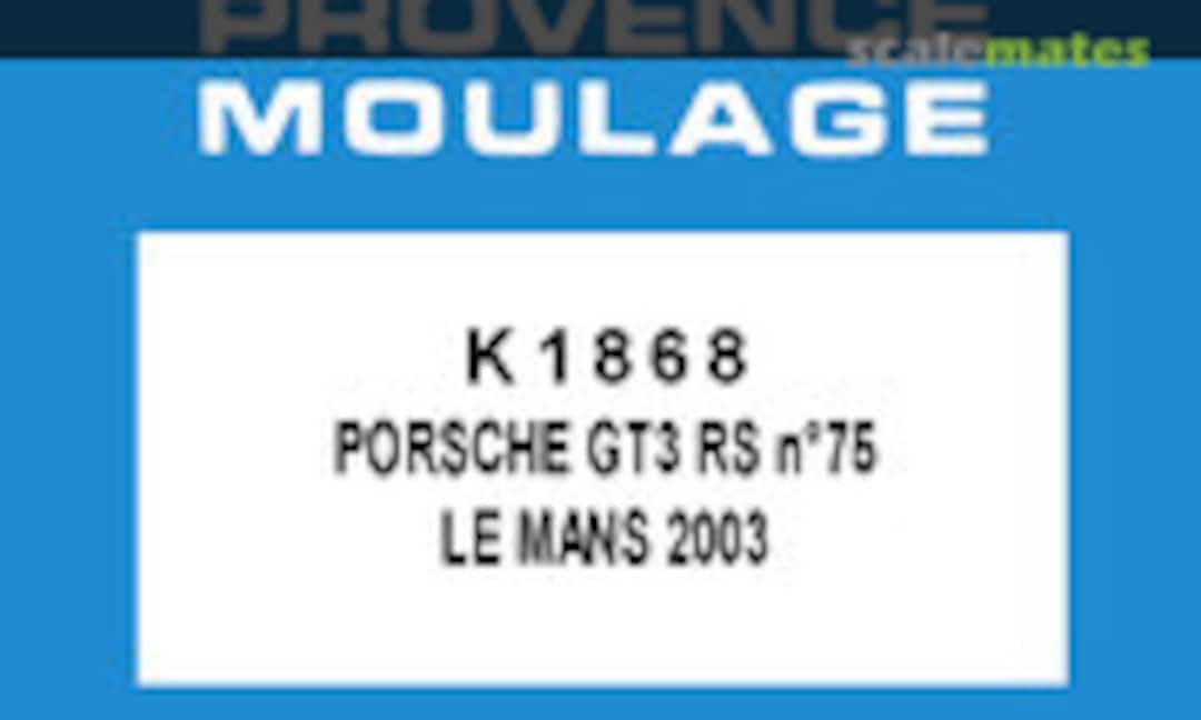 1:43 Porsche 911/996 GT3 RS &quot;GILBRAN&quot; (Provence Moulage K1856)