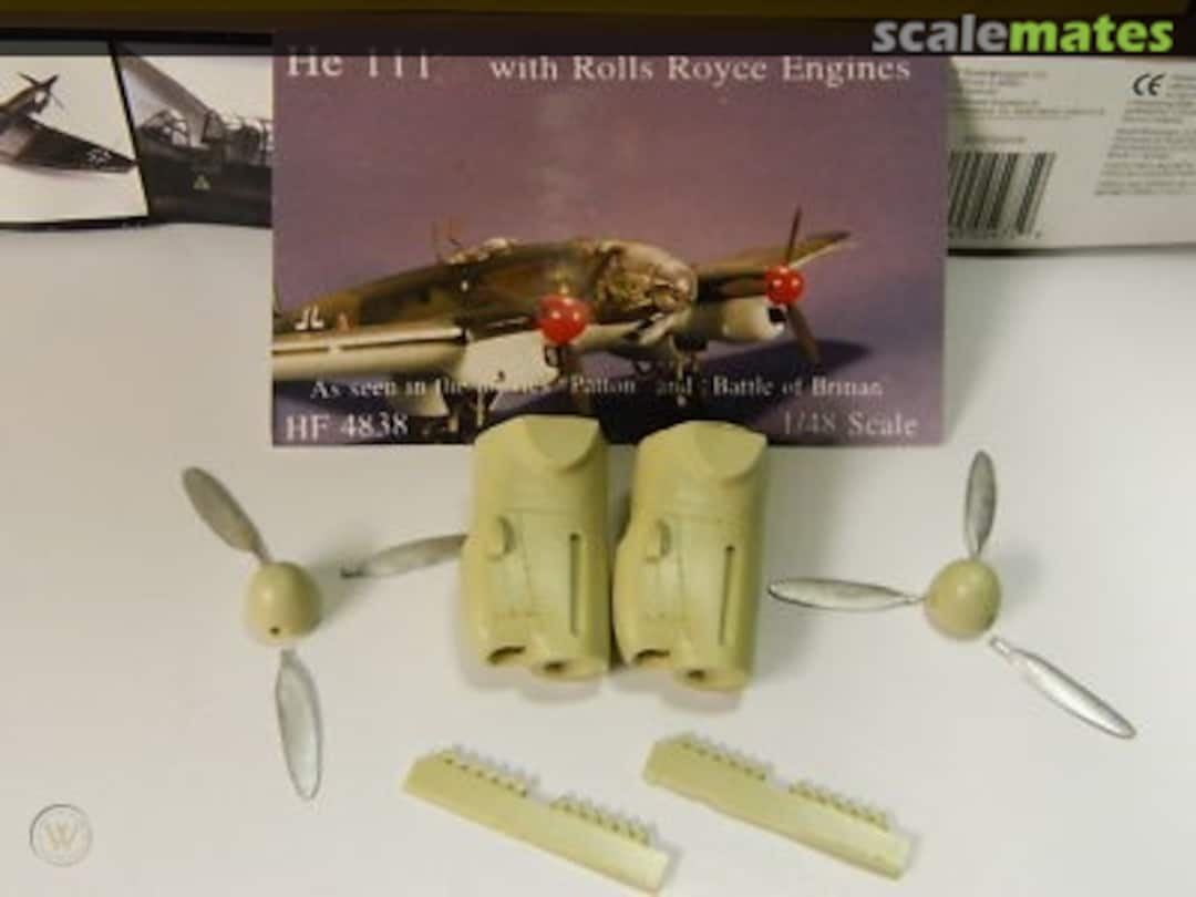 Boxart He-111 with Rolls Royce Engines HF-4838 HighFlight Replicas