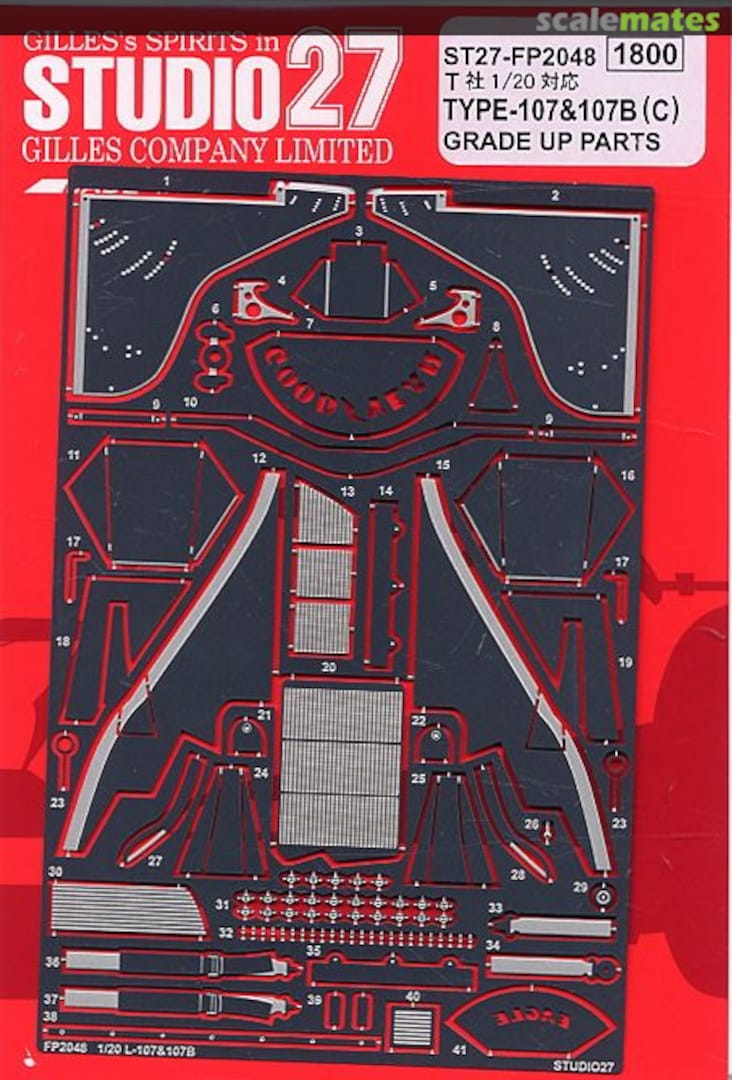 Boxart Lotus 107 & 107B (C) Grade Up Parts ST27-FP2048 Studio27 Boxart Lotus 107 & 107B (C) Grade Up Parts ST27-FP2048 Studio27