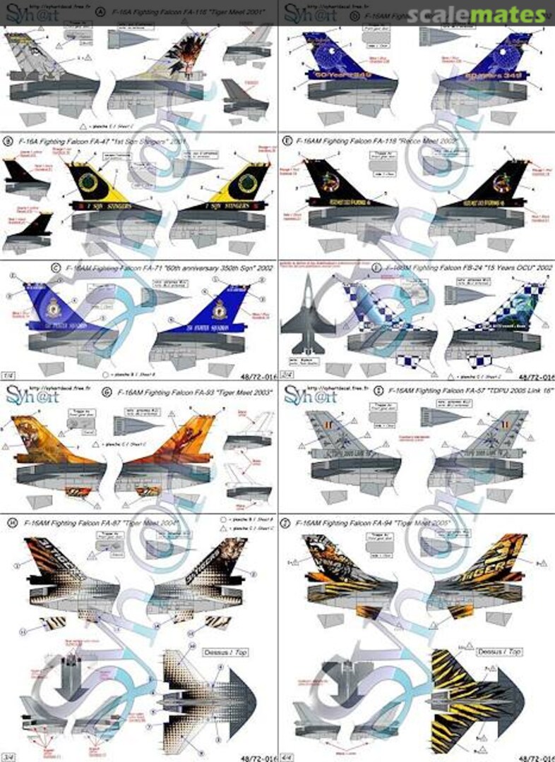 Boxart F-16A Fighting Falcon 48-016 Syhart