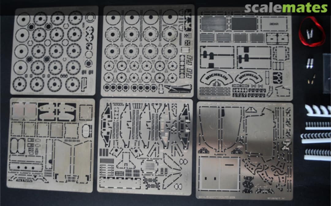 Contents Photo Etch for Mercedes Sauber C9 SL02-032B ScaleLab_24