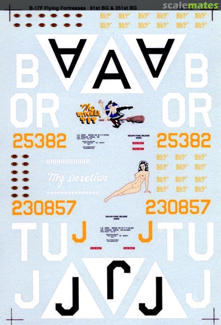 Boxart B-17F Flying Fortress 48-672 SuperScale International Boxart B-17F Flying Fortress 48-672 SuperScale International