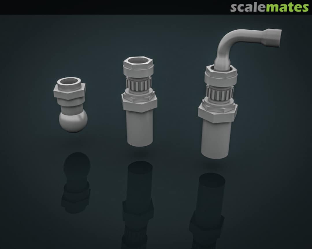 Boxart 1/32 Combustion engine Spark plugs (3D MODEL) AND004 ANYZ Boxart 1/32 Combustion engine Spark plugs (3D MODEL) AND004 ANYZ