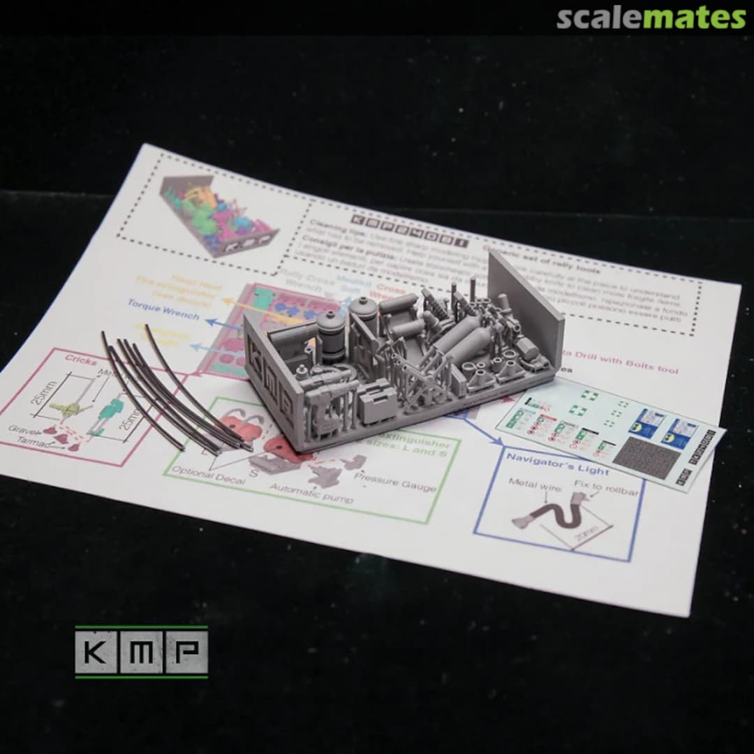 Boxart Rally Interiors super detailing set TK24081 KMP Boxart Rally Interiors super detailing set TK24081 KMP