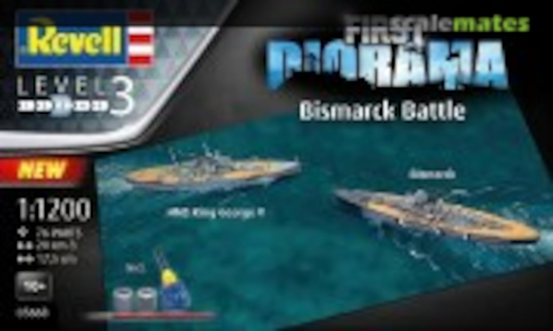 1:1200 Bismarck Battle (Revell 05668)