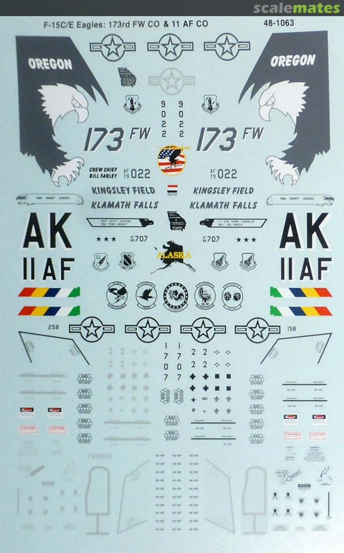 Boxart F-15C/E Eagles 48-1063 Microscale Boxart F-15C/E Eagles 48-1063 Microscale
