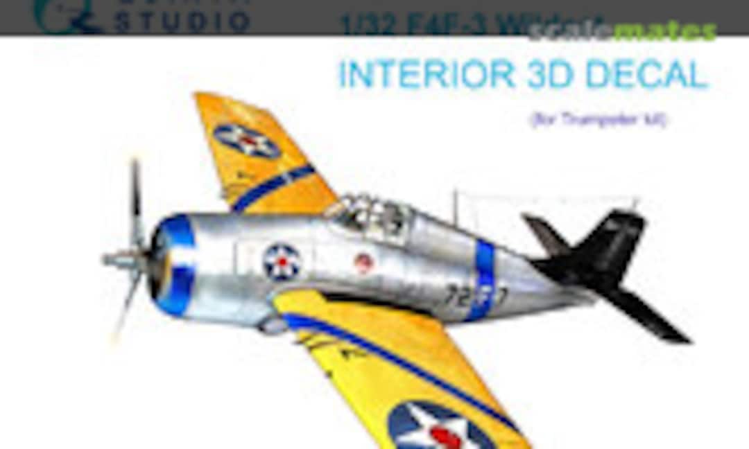 1:32 F4F-3 Wildcat interior 3D decals (Quinta Studio QD32186) QD32186
