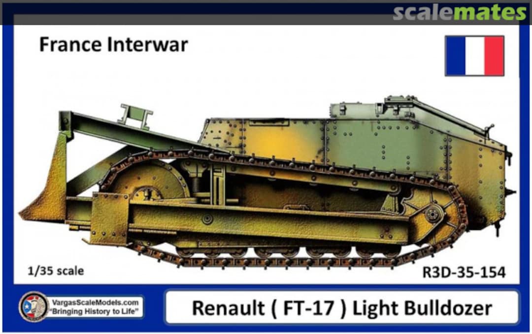 Boxart Renault (FT-17) Light Bulldozer R3D-35-154 Vargas Scale Models Boxart Renault (FT-17) Light Bulldozer R3D-35-154 Vargas Scale Models
