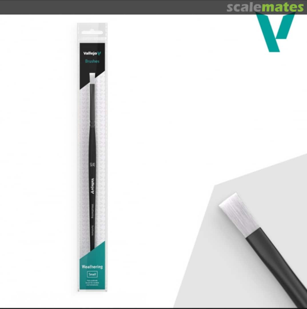 Boxart Vallejo Flat Weathering Synthetic Brush S (4) B09001 Vallejo Boxart Vallejo Flat Weathering Synthetic Brush S (4) B09001 Vallejo