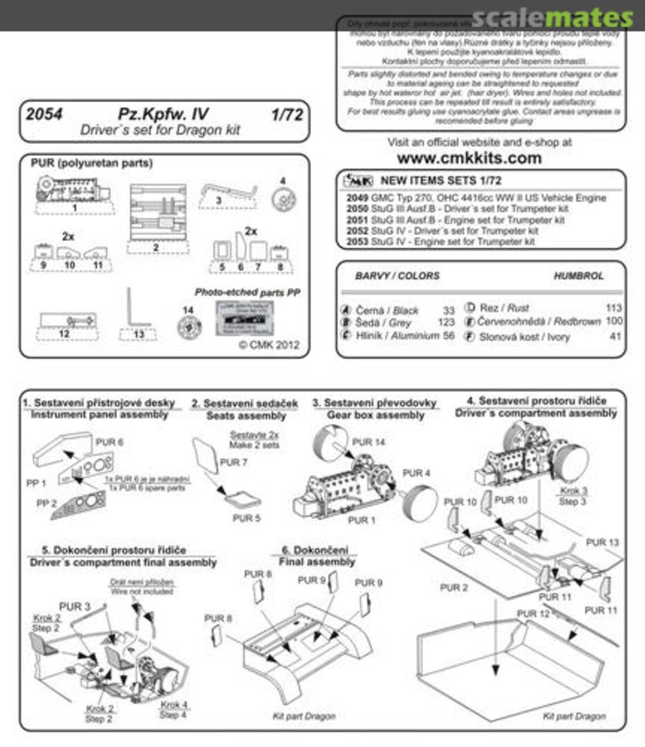 Boxart Pz.Kpfw. IV Driver's set - Dragon - 2054 CMK Boxart Pz.Kpfw. IV Driver's set - Dragon - 2054 CMK