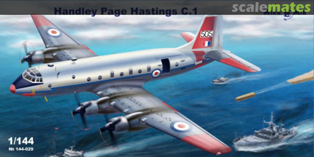 Boxart Handley Page Hastings C.1 144-029 MikroMir Boxart Handley Page Hastings C.1 144-029 MikroMir